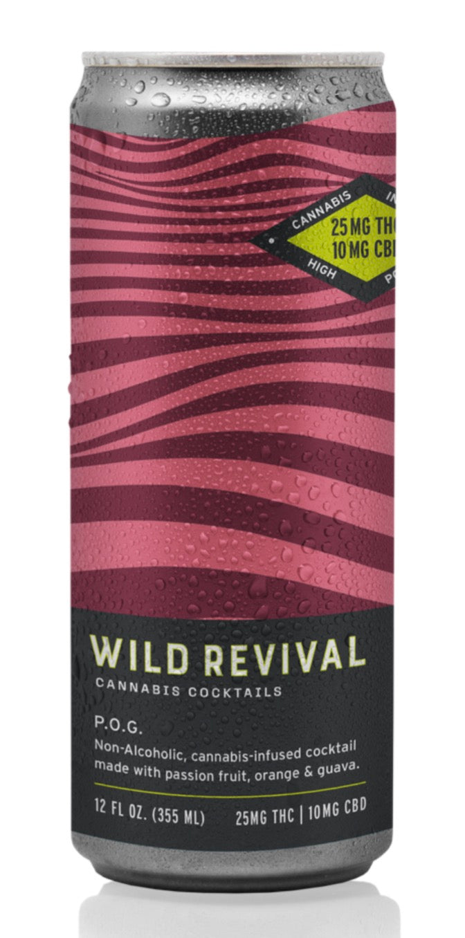 WILD REVIVAL | P.O.G. - High Potency 25MG | Cannabis Infused Cocktail