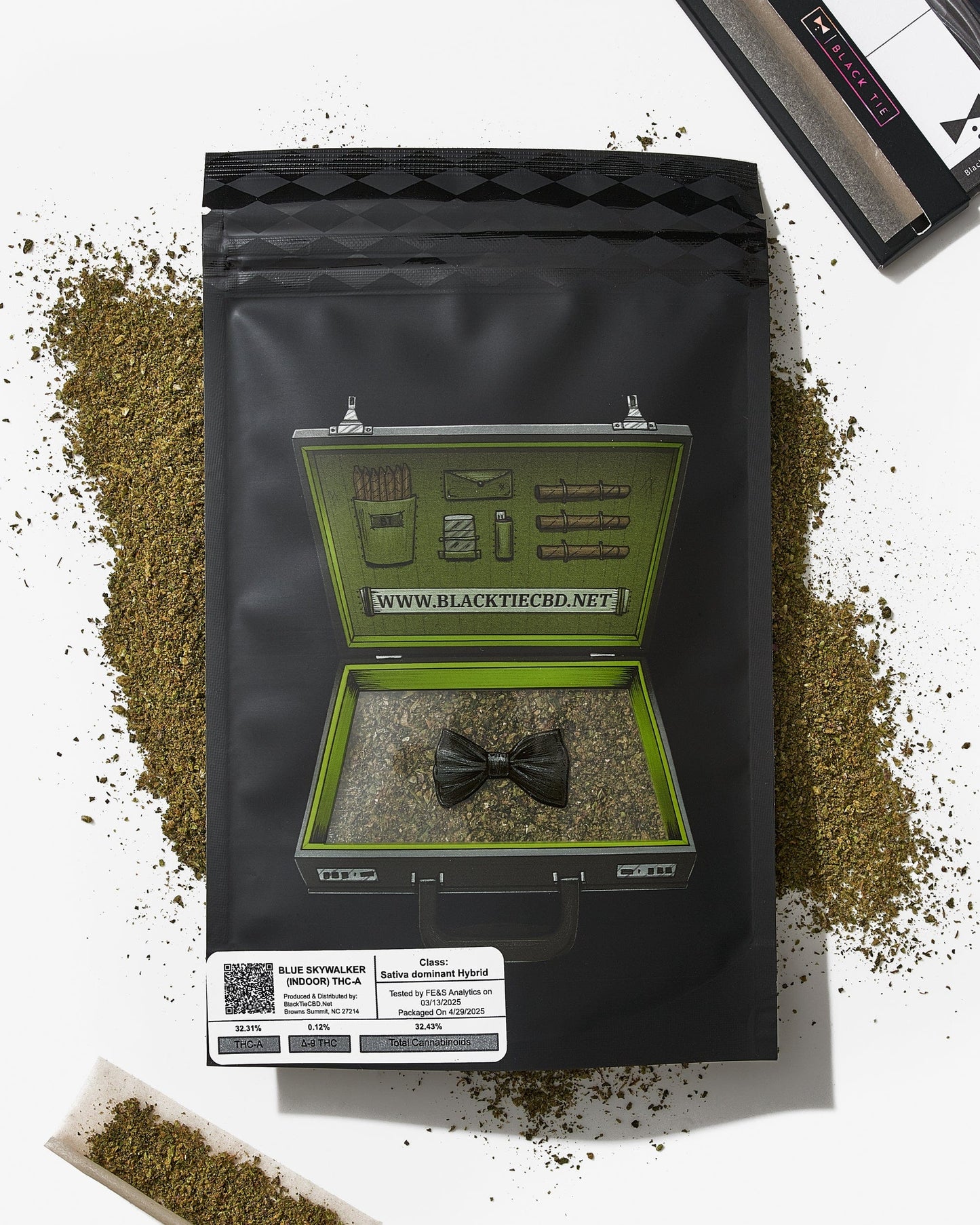 Black Tie | Jet Fuel 28g (1oz) SHAKE | Exotic THCA Flower Sativa Dominant