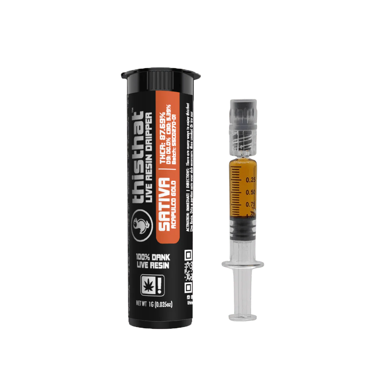 Thisthat | 1g Live Resin Dripper | Acapulco Gold (Sativa)