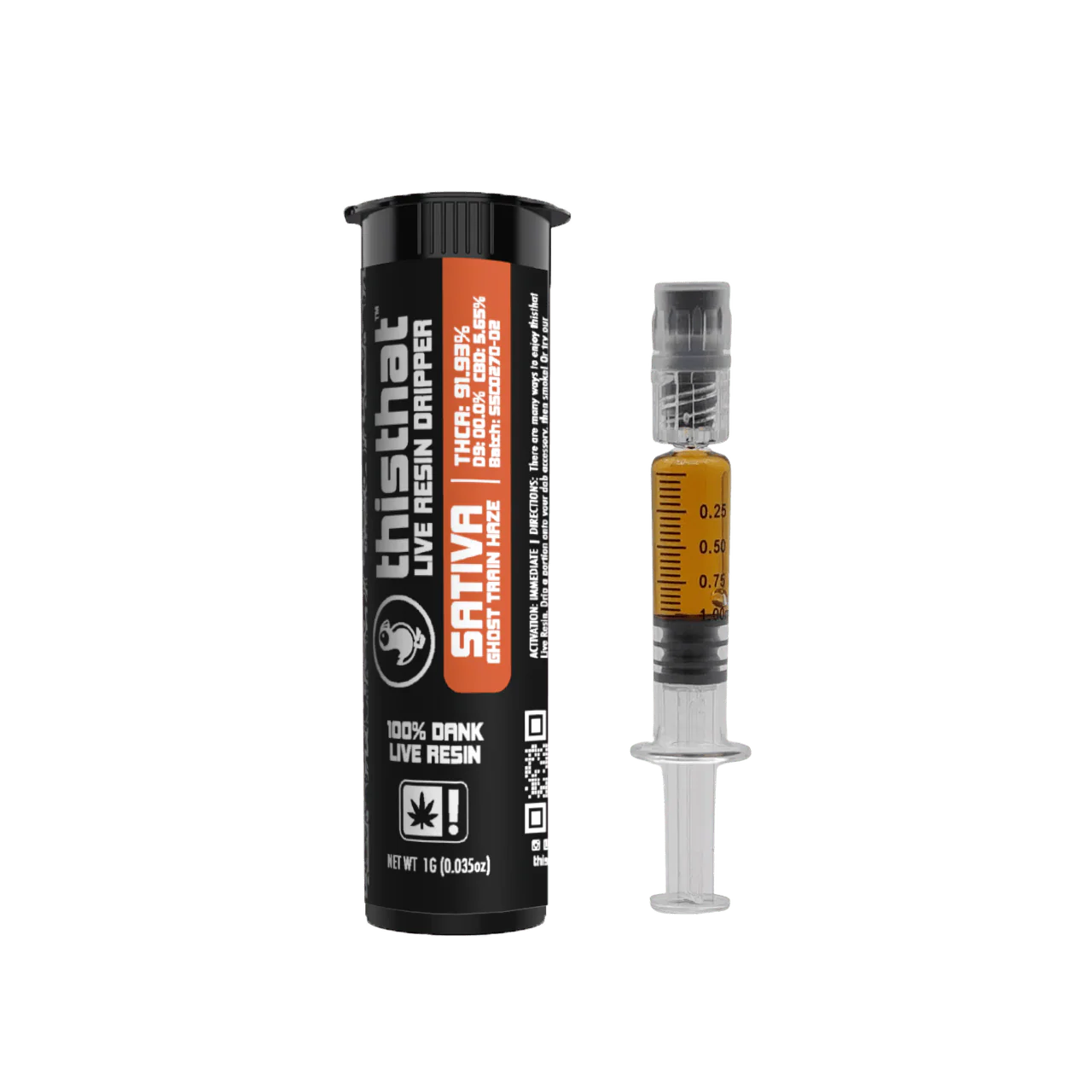 Thisthat | 1g Live Resin Dripper | Ghost Train Haze (Sativa)