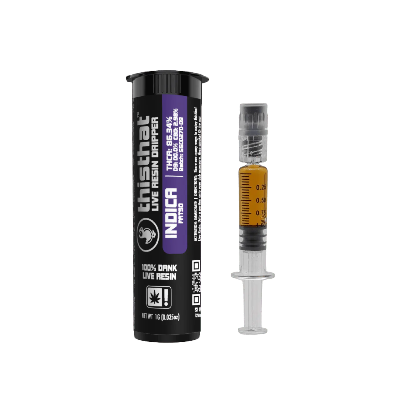 Thisthat | 1g Live Resin Dripper | Fatso (Indica)