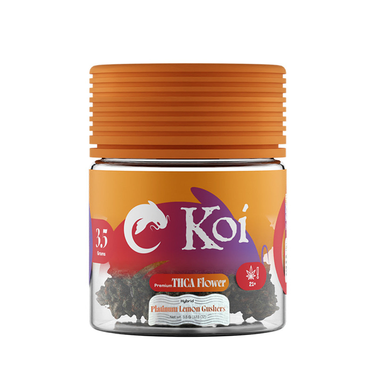 KOI | Platinum Lemon Gusher 3.5G | THCA Flower | Hybrid