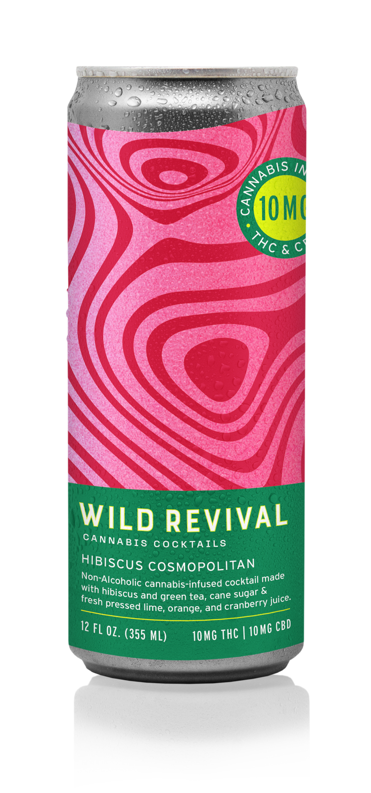 WILD REVIVAL | Hibiscus Cosmopolitan 10MG | Cannabis Infused Cocktail