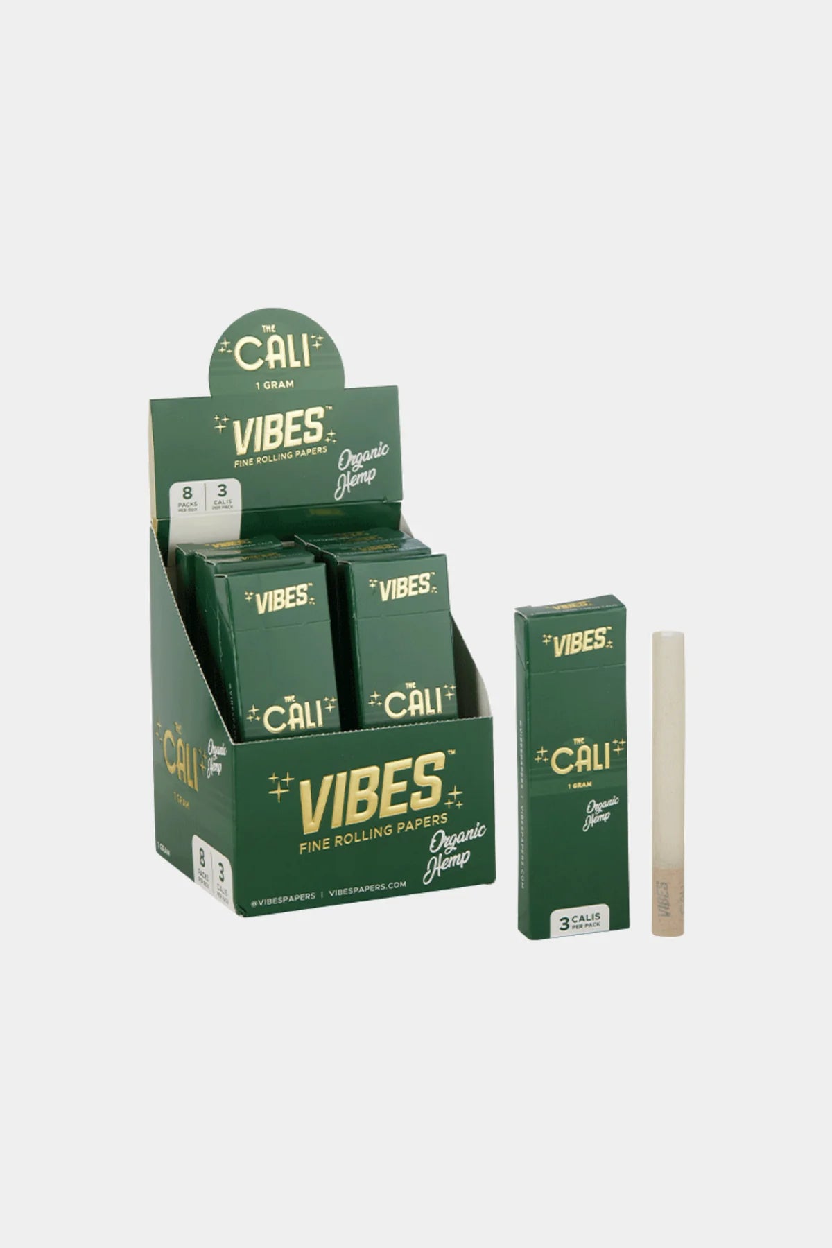VIBES | Organic Hemp The Cali 1 Gram 3pk