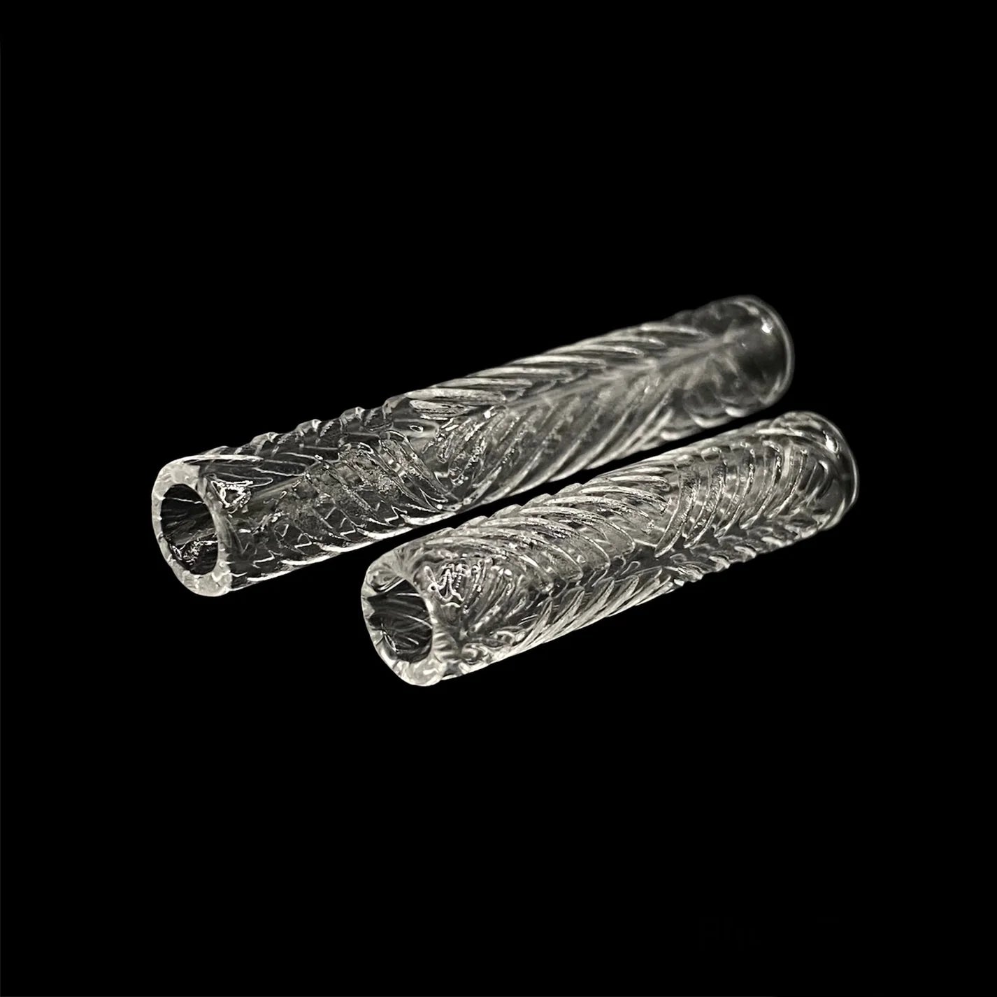 Gee West | 6mm Hollow Quartz Terp Pillar - Palm Leaf 6x25