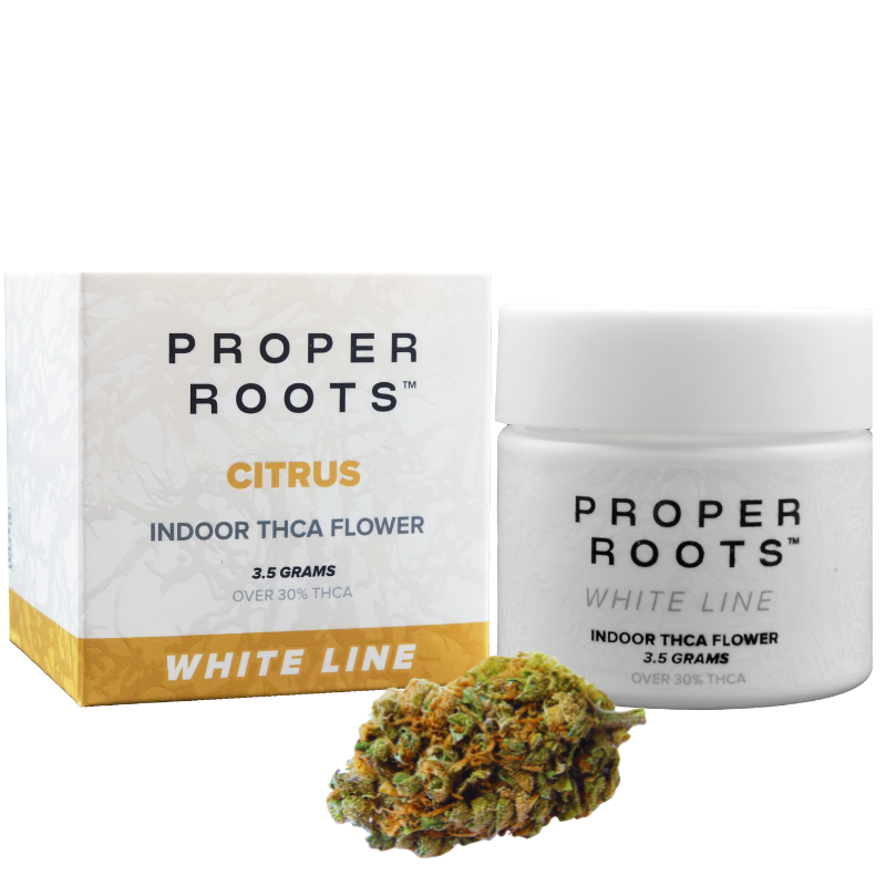 Proper Roots | Citrus Jack Herer 3.5g Sativa | THCA White Line Flower
