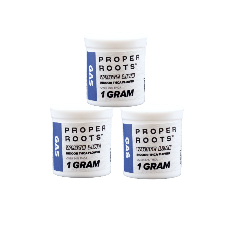 Proper Roots | Assorted 1g containers | THCA White Line Flower