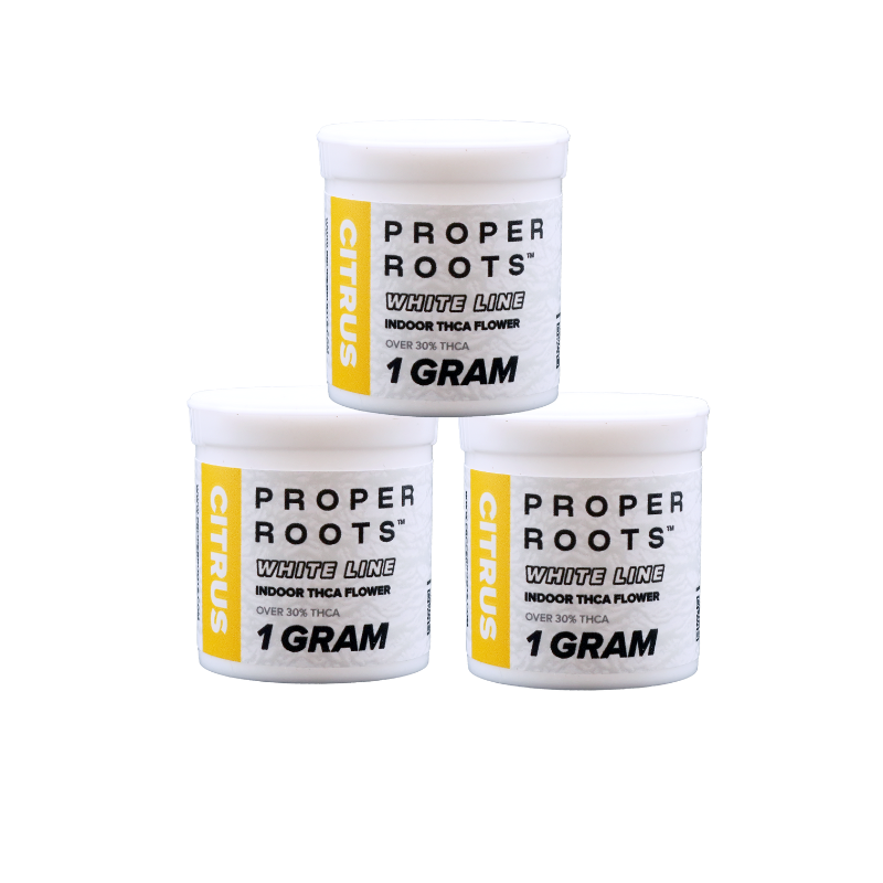 Proper Roots | Assorted 1g containers | THCA White Line Flower