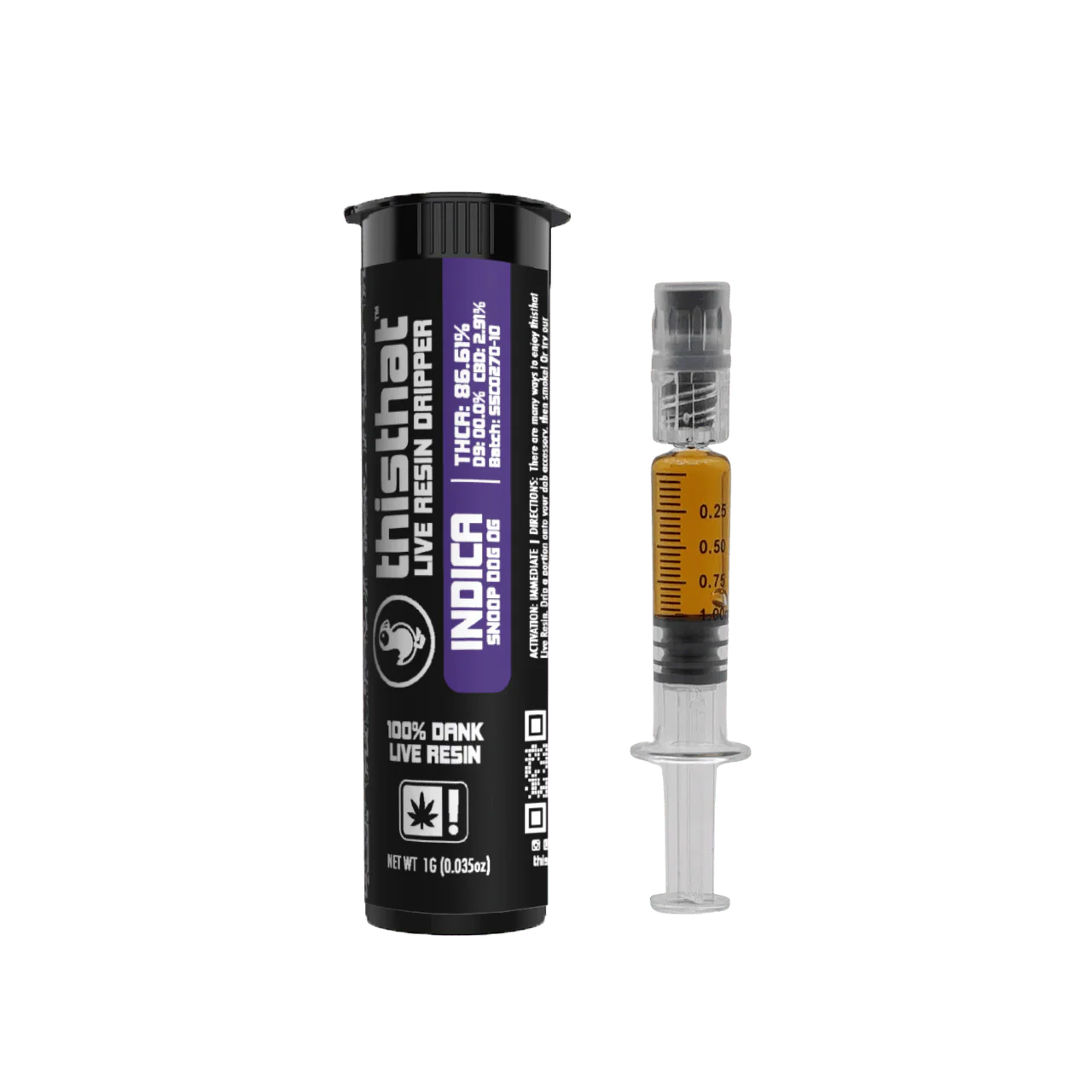 Thisthat | 1g Live Resin Dripper | Snoop Dog OG (Indica)