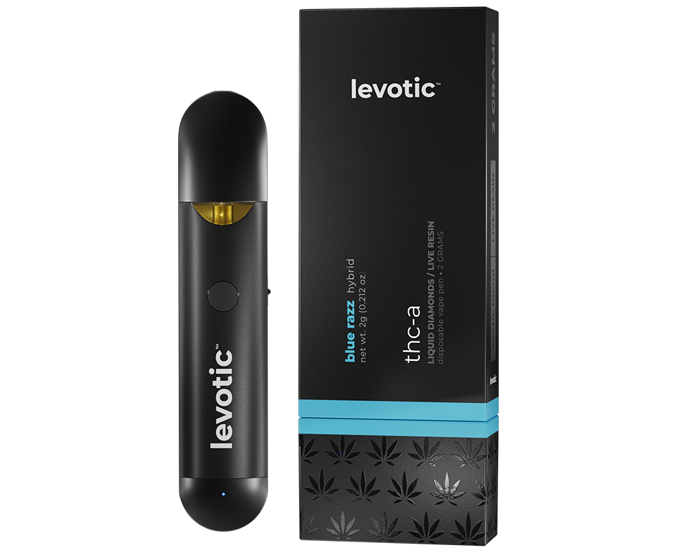 Levotic | Blue Razz Hybrid 2G Disposable Vapes