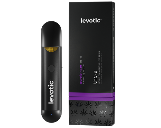 Levotic | Purple Haze Indica 2G Disposable Vapes