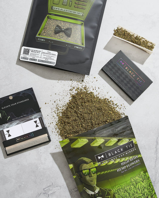 Black Tie | Nerd Runtz 28G (1 oz) SHAKE | Exotic THCA Flower Hybrid 50\50