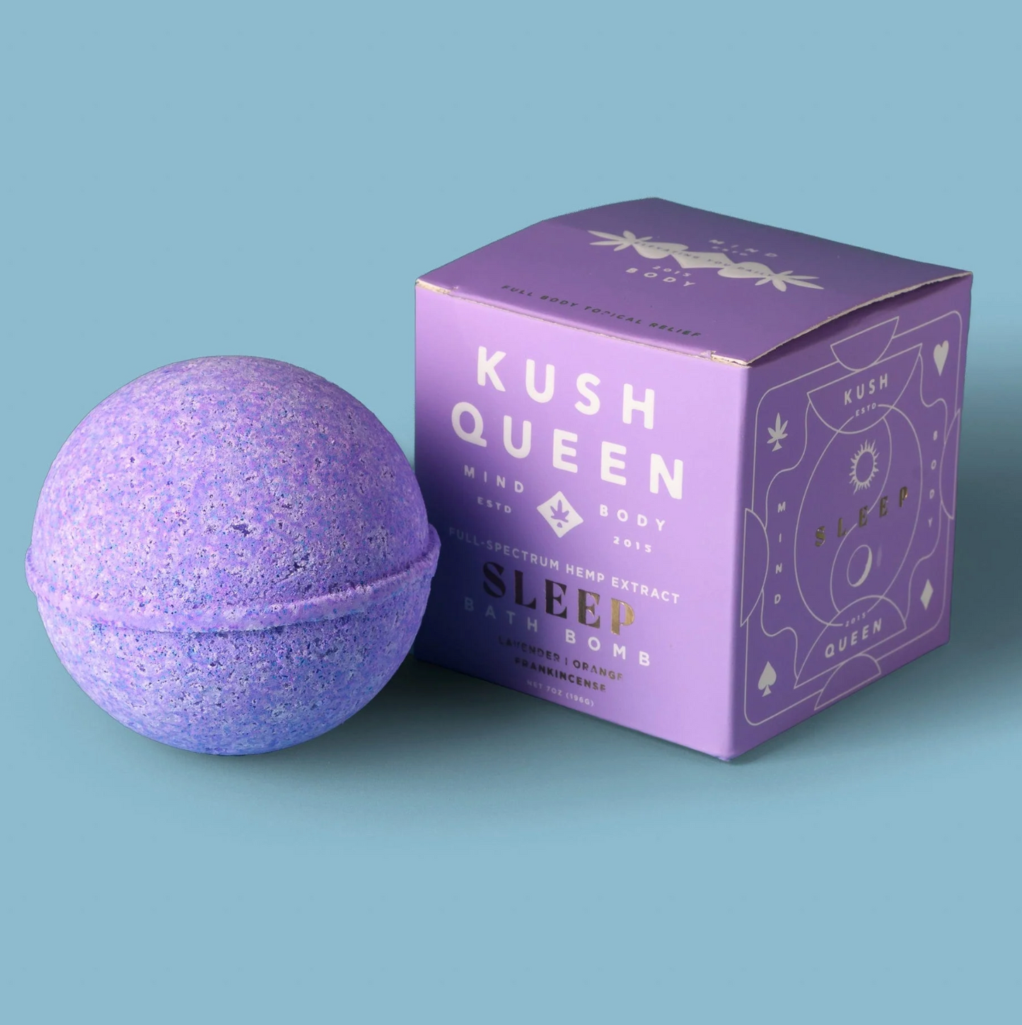 Kush Queen | Sleep 1:1 CBD & D9 THC Bath Bomb