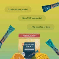 HOMETOWN HERO | Caribbean Sunset THC Drink Mix | 10ct, 15MG D9