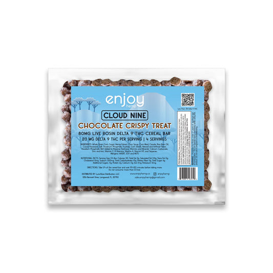 ENJOY | 80MG D9 Cloud Nine Chocolate Crispy Treat Cereal Bar