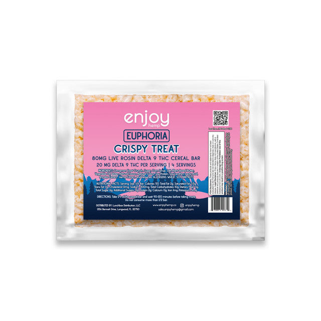 ENJOY | 80MG D9 Euphoria Crispy Treat Cereal Bar