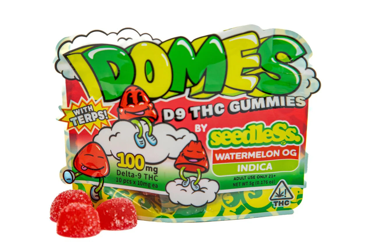 DOMES | Watermelon OG 100MG D9 (Indica) Edible Gummies