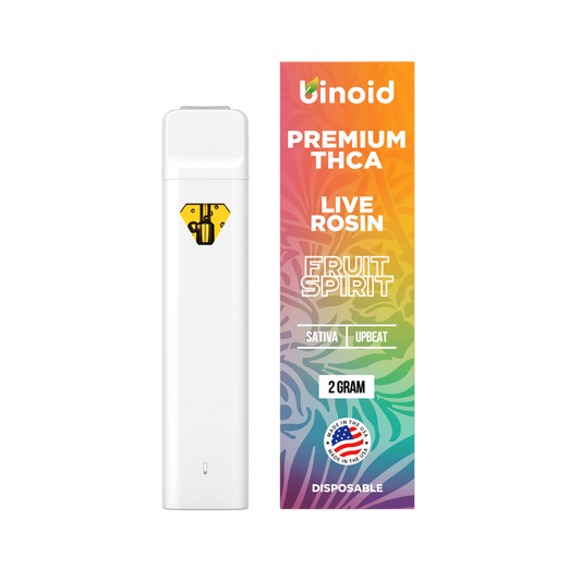 Binoid | Premium THCA Live Rosin Disposable Vape Fruit Spirit Sativa 2G