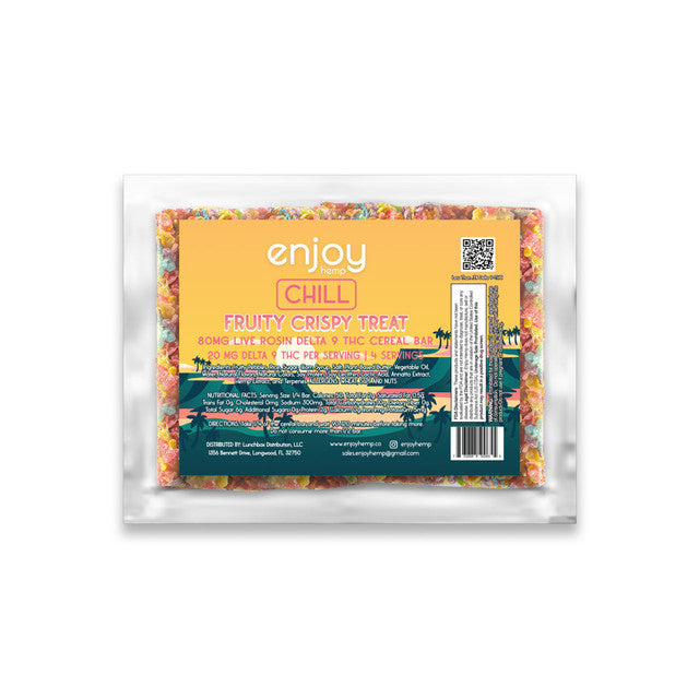 ENJOY | 80MG D9 Chill Fruity Crispy Treat Cereal Bar