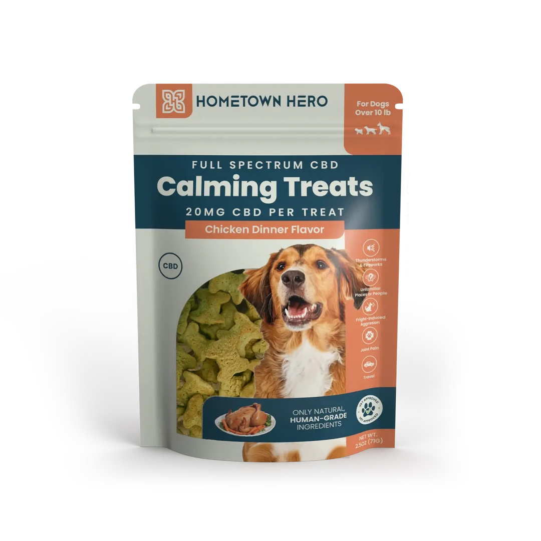 HOMETOWN HERO | Chicken Dinner | Calming CBD Dog Treats