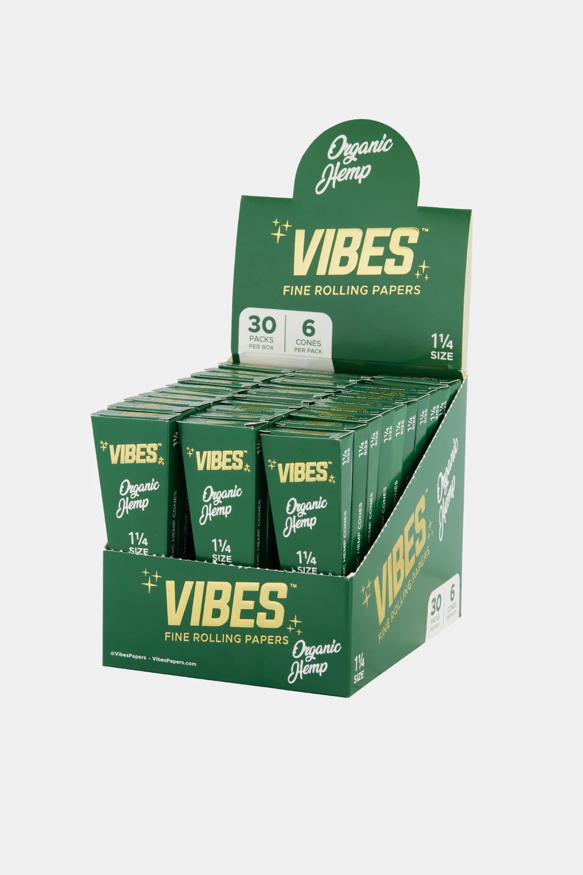 VIBES | Organic Hemp 1.25 Cones 6pk