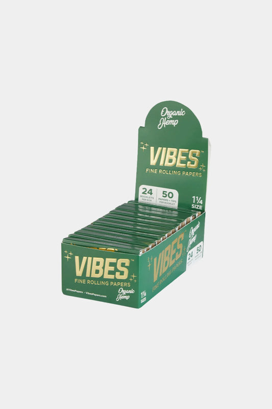 VIBES | Organic Hemp 1.25 Size Booklet W/Tips