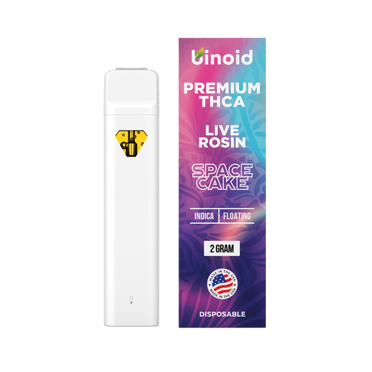 Binoid | Premium THCA Live Rosin Disposable Vape Space Cake Indica 2G