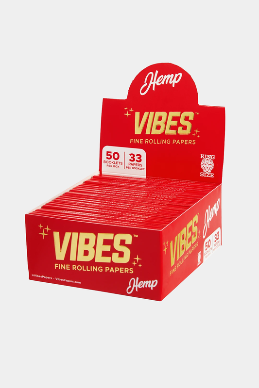 VIBES | King Size Slim Papers Hemp